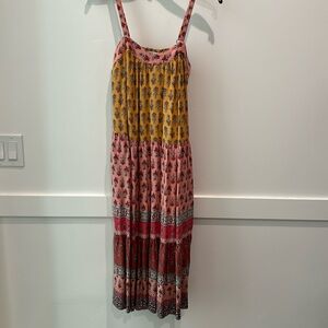 Boho spaghetti strap dress size xs